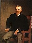 Theodore Clement Steele Canvas Paintings - Portrait of James Whitcomb Riley